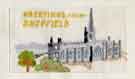 Greetings from Sheffield - embroidered postcard Greetings from Sheffield - embroidered postcard