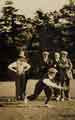 Men playing Bowls in unidentified location