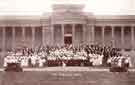 View: p00572 The Sheffield Choir in Weston Park outside the Mappin Art Gallery