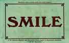 View: p00603 Smile. Advertisement for J. W. Dawson, shipping agent, No. 7 Haymarket, Fitzalan Chambers, Fitzalan Market Hall