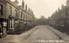 Violet Bank Road from Machon Bank Road showing (left) No. 1 Alfred Crossland, grocers