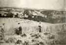 Threshing corn, Fulwood from the north side, c.1907