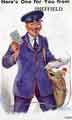 Here's one for you from Sheffield - novelty postcard
