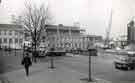 Demolition of the Grand Hotel, Balm Green and (centre) the Central Secondary School and Education Department Offices
