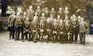 Church Parade, Royal Ancient Order of Buffalos, Fishlake, showing (centre) Preacher Brother, The Right Rev. Lord Bishop of Sheffield