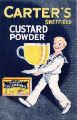 Advertising postcard for Carters custard powder