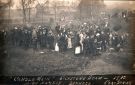 Digging for coal during the National Coal Strike, showing crowd at Candle Main, Silkstone Seam, possibly High Hazels Park Digging for coal during the National Coal Strike, showing crowd at Candle Main, Silkstone Seam, possibly High Hazels Park