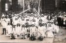 Children from the Darnall Parish Church Sunday Schools celebrating May Day
