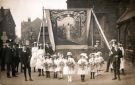 Children from the Darnall Parish Church Sunday Schools probably celebrating Whitsuntide
