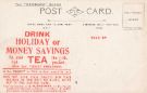 Advertising postcard for tea 