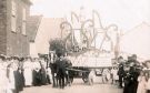 Unspecified decorated horse drawn float