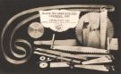 Advertising postcard for Slack, Sellars and Co., Ltd., saw manufacturers. Established 1830. One hundred years in the art of saw making