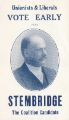 Unionists and Liberals vote early for [George Edward] Stembridge (1858-1929), the Coalition candidate for the St. Peter's Ward