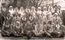 View: p01844 Wounded soldiers, possibly at Nether Green Military Hospital, Christmas, 1917