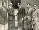 Alfred Turner, managing director, A.W.V. Turner and Co. Ltd. with group, possibly in connection with the Sheffield and Hallamshire Lawn Tennis Club