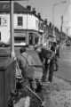 Road works on Abbeydale Road at junction (left) with South View Road showing (centre) No. 144 Bunker and Pratley, television dealers, mid 1970s Road works on Abbeydale Road at junction (left) with South View Road showing (centre) No. 144 Bunker and Pratley, television dealers, mid 1970s