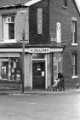 A. Sullivan, corner shop, No. 57 Archer Road at junction with (right) Ulverston Road, mid 1970s