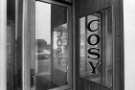 Doorway of Cosy Furnishing Co., furniture dealers, Nos. 292 - 298 Attercliffe Common, mid 1970s