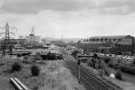 View of Lower Don Valley showing (right) Hadfields Ltd., steel manufacturers, mid 1970s View of Lower Don Valley showing (right) Hadfields Ltd., steel manufacturers, mid 1970s