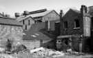 Derelict buildings probably around Hadfields Ltd., East Hecla Works, mid 1970s Derelict buildings probably around Hadfields Ltd., East Hecla Works, mid 1970s