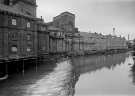 View: ph00133 Lady's Bridge Weir on the River Don showing (left) Exchange Brewery, mid 1970s