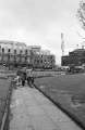 Peace Gardens showing (centre left) the construction of the Town Hall extension also known as the Egg Box (Eggbox)), c. 1977 Peace Gardens showing (centre left) the construction of the Town Hall extension also known as the Egg Box (Eggbox)), c. 1977