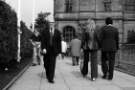 Pedestrians on Pinstone Street looking towards the Town Hall Pedestrians on Pinstone Street looking towards the Town Hall