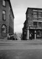 West Street showing (left) Ministry of Labour Employment Exchange and (right) No. 100 Morton scissors at the junction of (centre) Bailey Lane West Street showing (left) Ministry of Labour Employment Exchange and (right) No. 100 Morton scissors at the junction of (centre) Bailey Lane