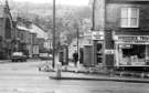 Woodcock Travel, No. 952 Ecclesall Road at junction with (left) Glenalmond Road showing the Banner Cross Methodist Church c.1970s