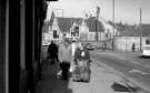 Junction of London Road and (right) Queens Road showing (centre) Lowfield Primary School, 1970s Junction of London Road and (right) Queens Road showing (centre) Lowfield Primary School, 1970s
