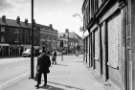 Shops on London Road at the junction with (left) Queens Road showing (l. to r.) No. 415 G. H. Howe, butchers, No. 417 Greetings card shop and No. 421 Yorkshire Bank Ltd.,1970s Shops on London Road at the junction with (left) Queens Road showing (l. to r.) No. 415 G. H. Howe, butchers, No. 417 Greetings card shop and No. 421 Yorkshire Bank Ltd.,1970s