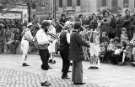 Morris dancers, Tudor Square, 1970s Morris dancers, Tudor Square, 1970s