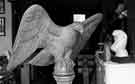 Ron Butterfield (1920 - 2007), sculptor. Eagle lectern sculpture