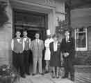 Michel Limon (3rd left) and staff, Beauchief Hotel, [No. 161 Abbeydale Road South]