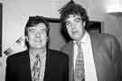 Jeremy Clarkson, TV personality, at the launch of new Jeep car, Ernest W. Hatfield Ltd., Jaguar and Land Rover car dealers, No. 200 Sharrow Vale Road