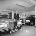 Charles Yarrow, manager, Ernest W. Hatfield Ltd., Jaguar and Land Rover car dealers, No. 200 Sharrow Vale Road