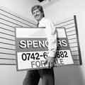 Jim Spencer, estate agent, Spencer's, [No. 469 Ecclesall Road]