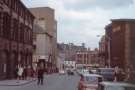 Lower Norfolk Street (latterly Esperanto Place) looking towards Fitzalan Square showing (right) the Odeon Cinema