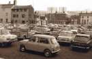 City centre car park looking towards Eyre Street showing Nos. 57 - 59 Central Buffing Co., cutlery manufacturers and Nos. 65 - 67 W. F. Rigby and Co., wire and steel manufacturers