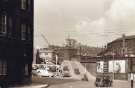 Junction of (foreground) Corporation Street, (right) Nursery Street and (top centre) Chatham Street showing (left) Corporation Street Baths and (top right) Bridgehouses Goods Depot Junction of (foreground) Corporation Street, (right) Nursery Street and (top centre) Chatham Street showing (left) Corporation Street Baths and (top right) Bridgehouses Goods Depot