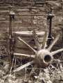 View: rb00227 Old farming tools outside the Bagshawe Arms public house, Norton Avenue, Hemsworth
