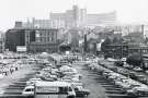 Broad Street car park looking towards (left) Wharf Street Goods Depot, (back) Hyde Park Flats and (right centre) the Newmarket Hotel Broad Street car park looking towards (left) Wharf Street Goods Depot, (back) Hyde Park Flats and (right centre) the Newmarket Hotel