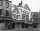 The Palace Cinema (previously known as The Sheffield Picture Palace), Union Street showing (left) No. 31, Lea and Russell Ltd., tailors, c. 1956