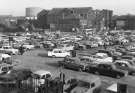 Car park off Sheaf Street (latterly (Exchange Place) looking towards the Canal Basin Car park off Sheaf Street (latterly (Exchange Place) looking towards the Canal Basin