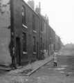 Derelict terraced housing on Park Hill, behind the Sheffield Midland railway station Derelict terraced housing on Park Hill, behind the Sheffield Midland railway station
