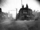 Royal Oak public house, No. 12 Lancaster Street/ Neepsend Lane looking towards St. Michael All Angels C. of E. Church