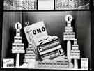 Window display of OMO washing powder in Brightside and Carbrook Co-operative Society store Window display of OMO washing powder in Brightside and Carbrook Co-operative Society store