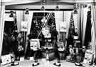 Window display for fruit drinks in Brightside and Carbrook Co-operative Society store 