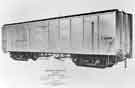 Cravens Ltd., rolling stock manufacturers, Acres Hill Lane showing Benguela Railways, refrigeration wagon