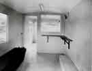 Interior of caravan produced by Bessecar Caravans, company taken over by Arnold Laver and Co. Ltd